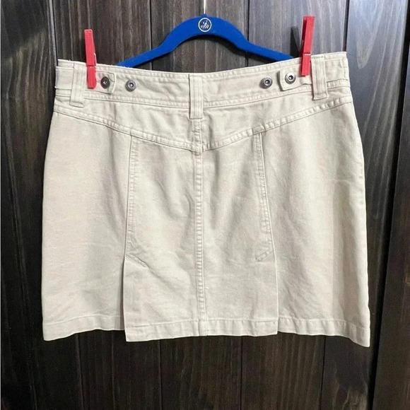 VTG 90s Y2K TOMMY HILFIGER MINI SKIRT SZ 14Khaki Denim RETRO Streetwear Charmed - Picture 7 of 8